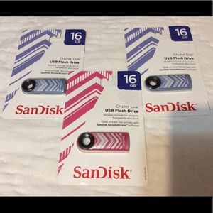 New 16 GB USB cruzer Dial San Disk Flash drive